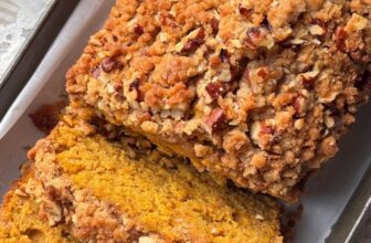 PUMPKIN PECAN STREUSEL BREAD – The Southern Girl Cooks