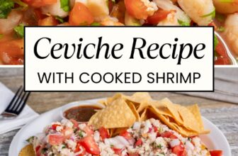 The very best ceviche recipe (with cooked shrimp!)